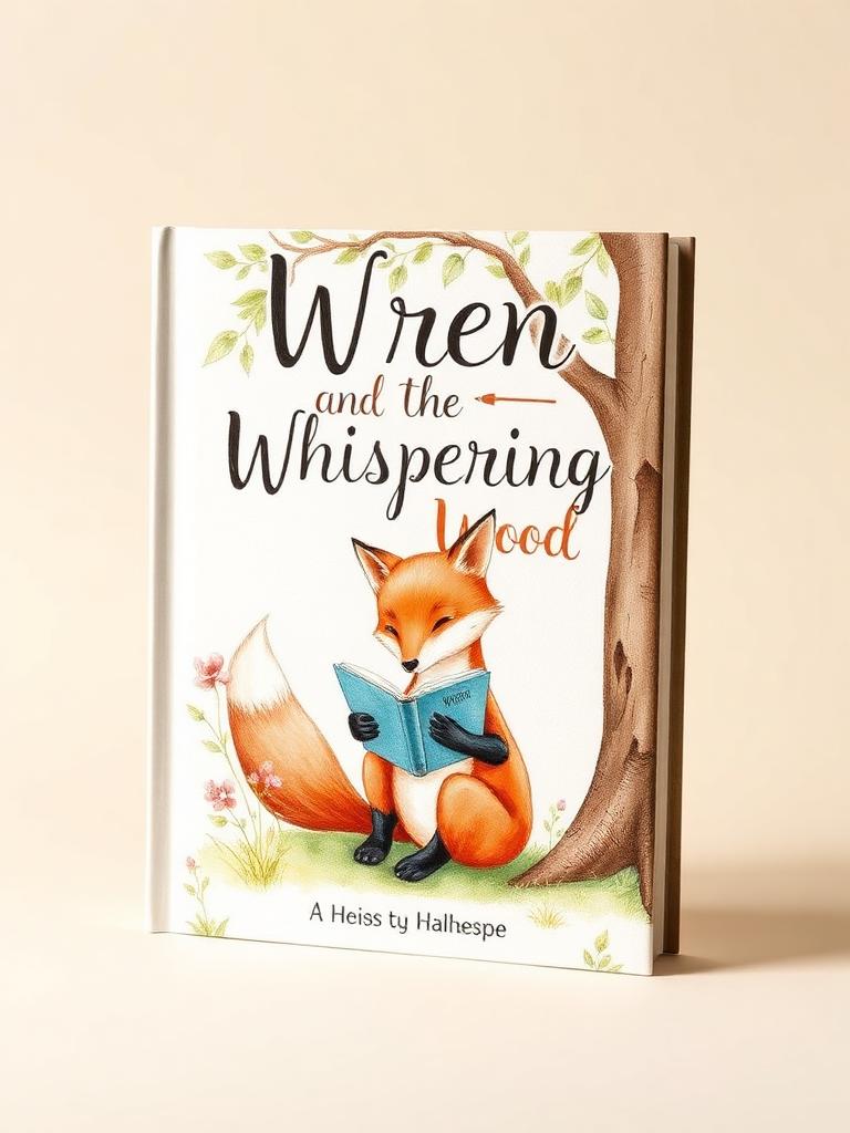 Children's Storybook cover mockup